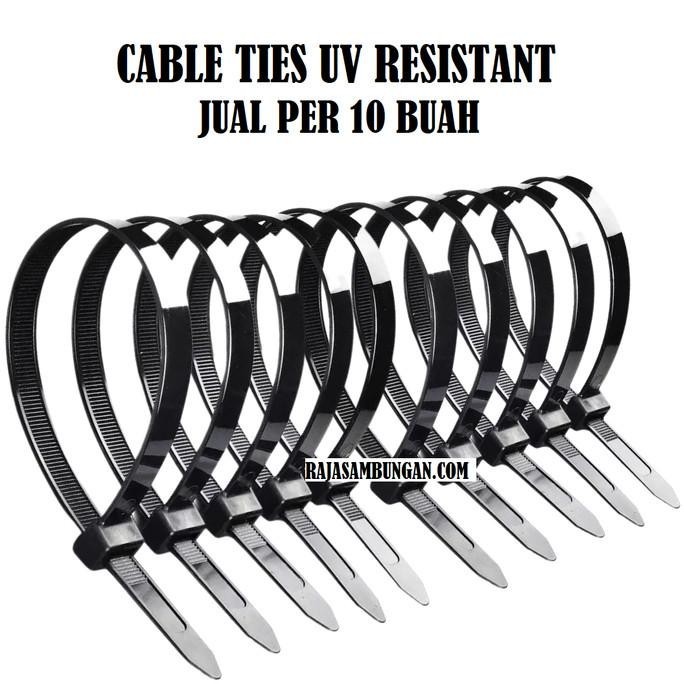 

Per 10 Buah Cable Ties Uv Resistant 9 X 120 Cm Tali Tis Nylon 1200 Mm Kualitas Premium