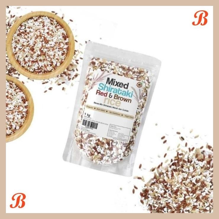 

| HOF | HOUSE OF ORGANIX MIXED SHIRATAKI RED AND BROWN RICE 1 KG - TC