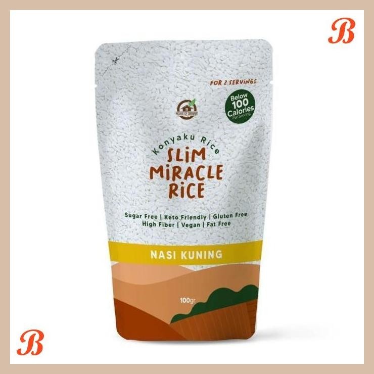 

| HOF | SLIM MIRACLE RICE NASI KUNING (KONNYAKU RICE)