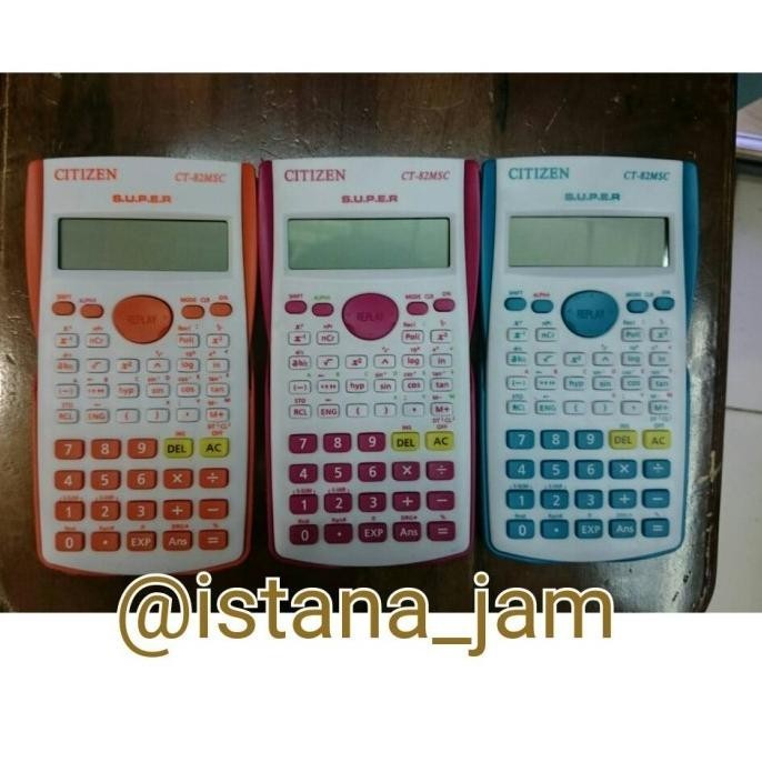 

Baru - Kalkulator Scientific / Calculator Fisika / Alat Hitung Citizen