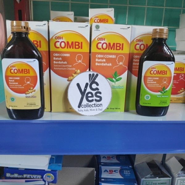 Obat OBH Combi Batuk Berdahak 100ml Botol Anak Dewasa Rasa Jahe Menthol