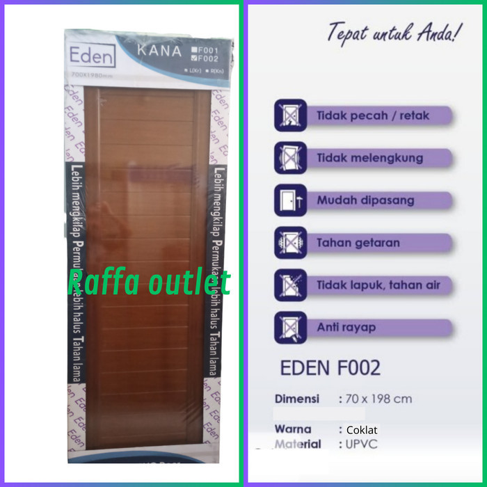 Terlaris pintu upvc 70x198 eden pintu kamar mandi upvc