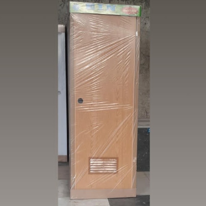 Terlaris pintu kamar mandi pvc motif serat kayu