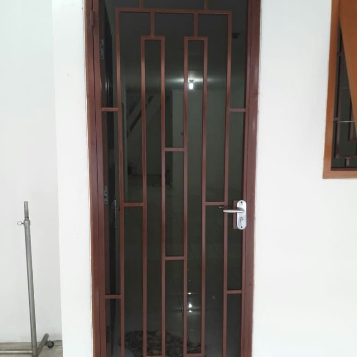 Terlaris pintu kasa nyamuk warna coklat minimalis minimalis