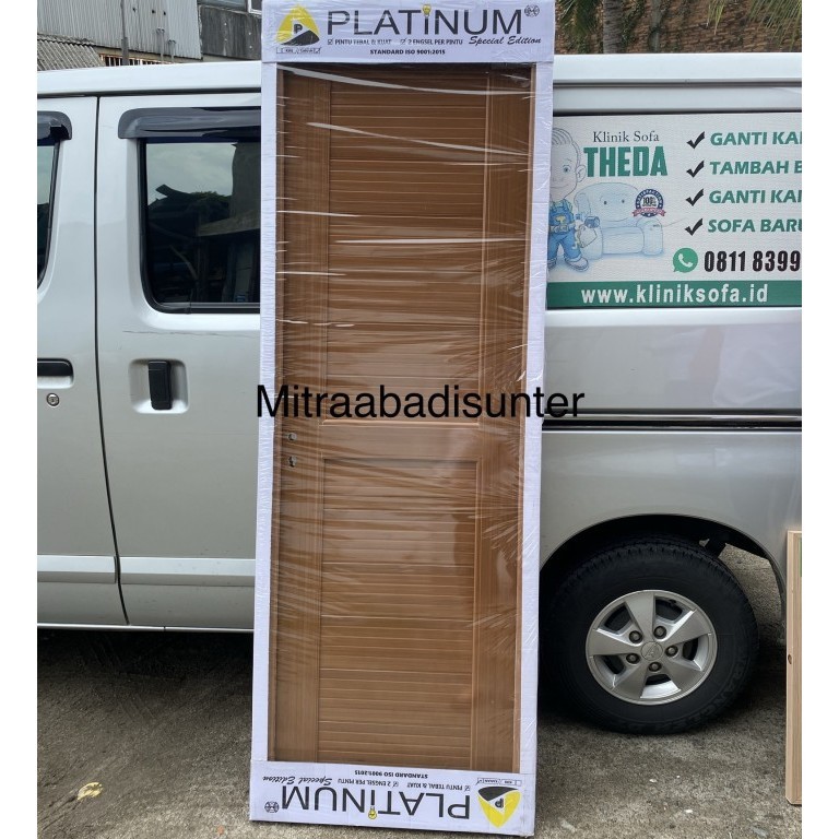 Terlaris PINTU PVC TEBAL PLATINUM 70 x 200 - COKELAT