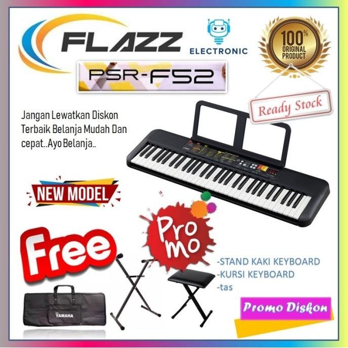 Keyboard/Piano Yamaha Psr-F52 Portable Original Garansi Resmi Yamaha