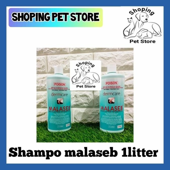 Shampo Kucing Anjing Malaseb 1 Liter / Sampo Malaseb Anti Jamur