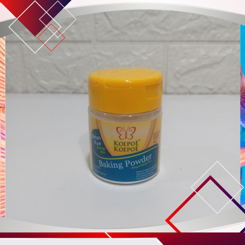 

Koepoe Koepoe Bahan Kue Baking Powder 45gr .