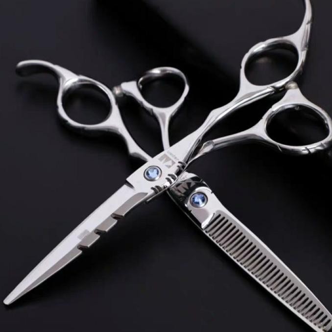 Sepasang Gunting Potong Rambut Kasho Original Made In Japan Set