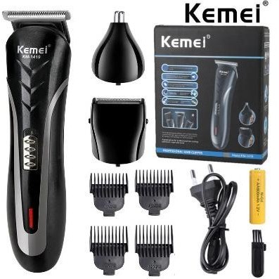 Km-1419 Mesin Cukur Kemei Clipper 3 In1 Alat Cukur Rambut Charger 1419