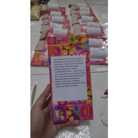 

A6R HAMPERS SILVERQUEEN LOVE EDITION CHOCOLATE CEWEK COWOK CHUNKY BAR ISI 3 CASHEW BUY 1 GET 1 BELI