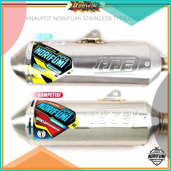 Knalpot NORIFUMI GRIDZ KOMPETISI KLX 150 BF Dtracker CRF 150L WR 16nov