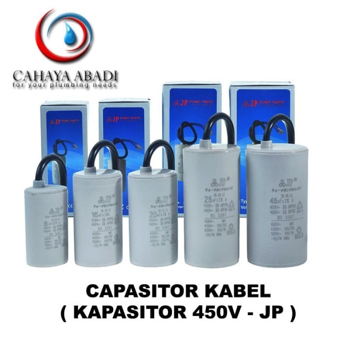 KAPASITOR KABEL 16 UF / 450V - ISI 6 PCS (CAPASITOR) - BULAT - JP