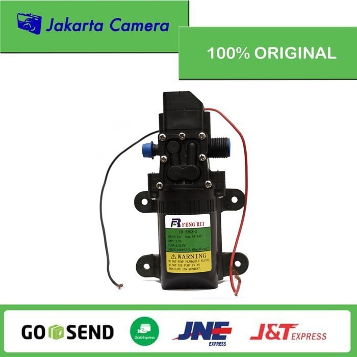 Dinamo Pump Sprayer Pompa Air DC 12V 100PSI Water Pump Motor Electric