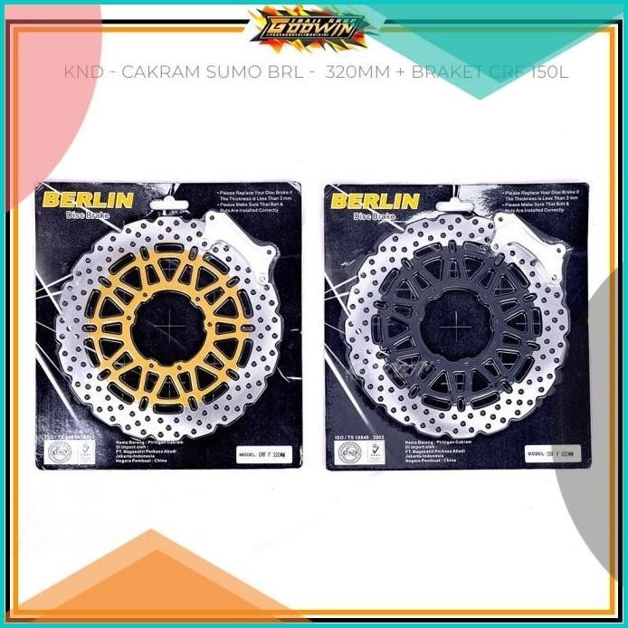 Cakram Sumo Depan BERLIN 300mm 320mm + Braket CRF 150L KLX 150 S BF DT