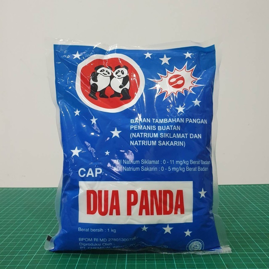 

Pemanis Buatan Cap Dua Panda 1 Kilogram Natrium Siklamat Natrium Sakarin