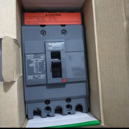 MCCB NFB EZC100F 3P 60A 75A 80A 100A SCHNEIDER