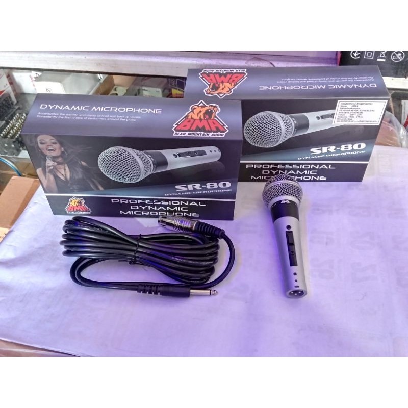 MICROPHONE BMA SR-80 DYNAMIC MICROPHONE BMA