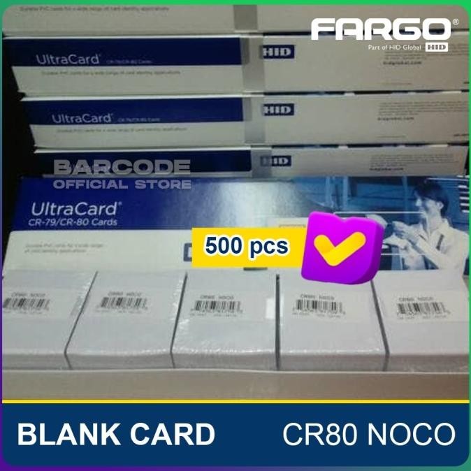 

Kartu PVC Blank Id Card Ultracard HID Noco CR 80 isi 500 pcs