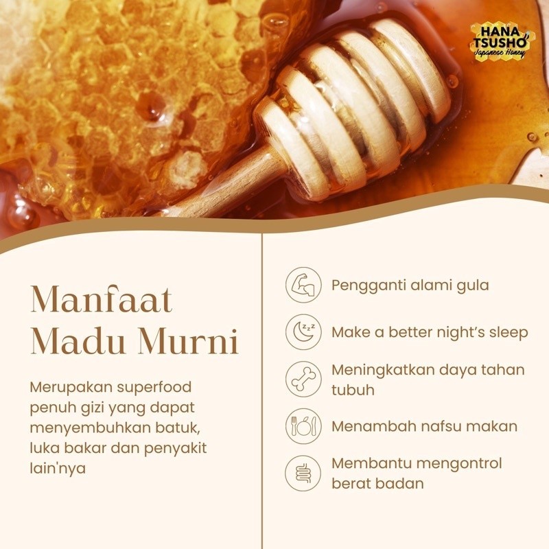 

PAKET 2 BOTOL MADU MURNI ASLI 1KG JEPANG HANA TSUSHO+GRATIS 1PCS HONEY DIPPER