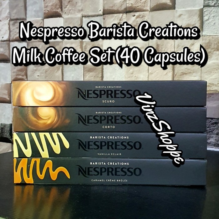 

Nespresso Capsules Barista Creations Milk Coffee set (40 Kapsul)