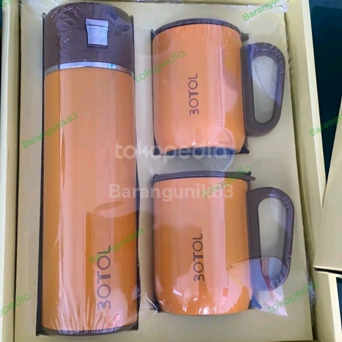 Termos dan Gelas Mug Polo Dubblin Regent Gift Set 3 pcs Bagus