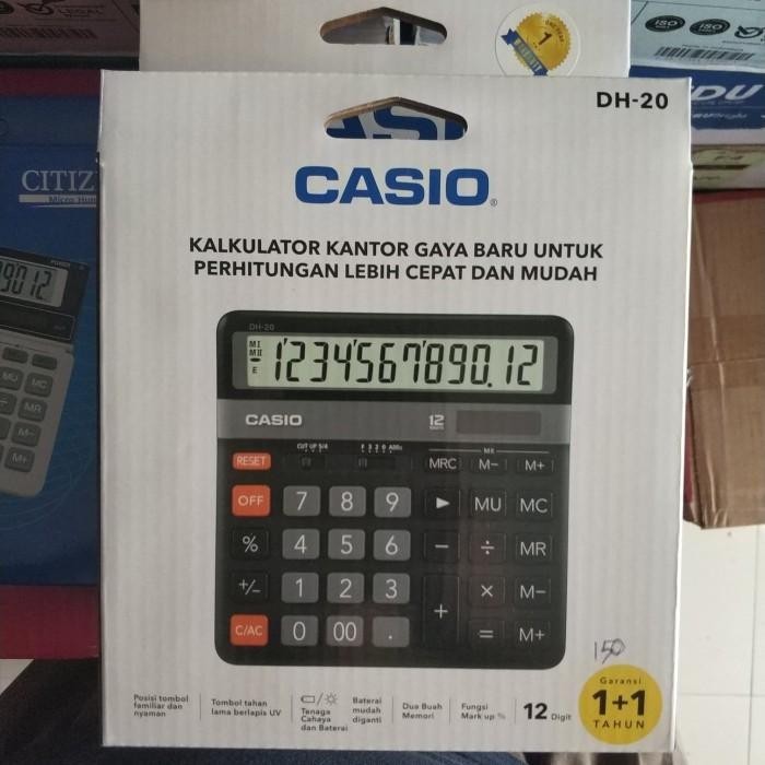 

Kalkulator Casio Dh-20-Bk (12 Digit) 100% Original Guaranteed