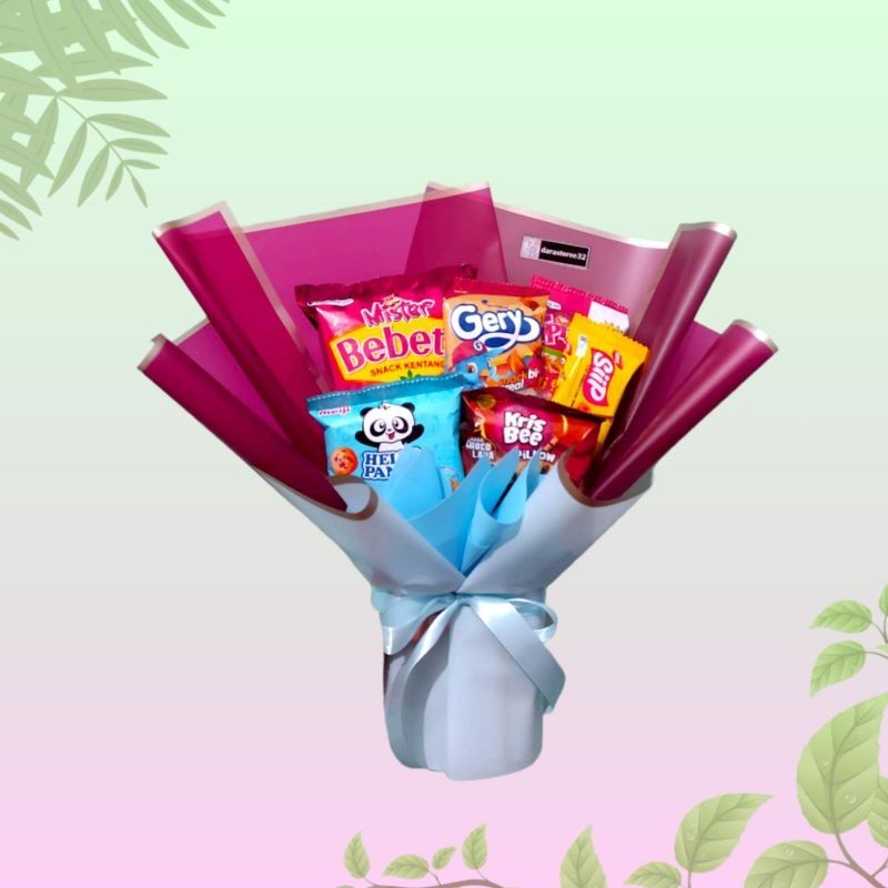 

JWD BUCKET SNACK WISUDA SEMPRO HADIAH BUKET JAJAN MURAH BUNGA BONEKA ULANG TAHUN ANNIVERSARY