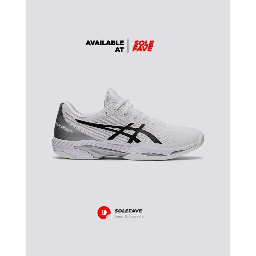 Sepatu Tenis Asics Solution Speed Ff2 Original Bnib Resmi 1041A182-100 Terbaru