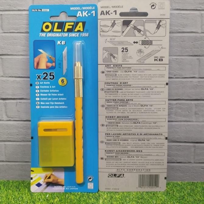 

Cutter Ak-1 Art Knife With 25 Blades Olfa