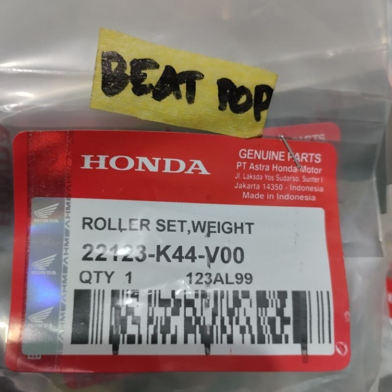 MN6 ROLER HONDA BEAT POP K44-V00 Roller Beat Pop K44 Roler Beat Esp