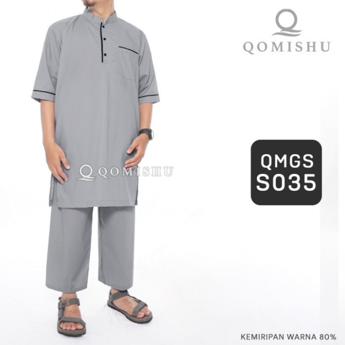 hoot sale SETELAN BAJU CELANA /KOKO PAKISTAN SETELAN QOMISHU gamis