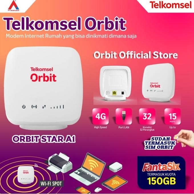 BARANG TERLARIS Advan Telkomsel Orbit Star A1 - Modem wifi tipe Star A1 - Orbit A1
