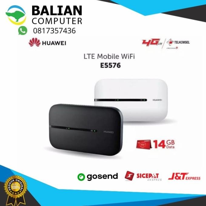BARANG TERLARIS Modem Huawei mifi e5576 unlock free Data Telkomsel
