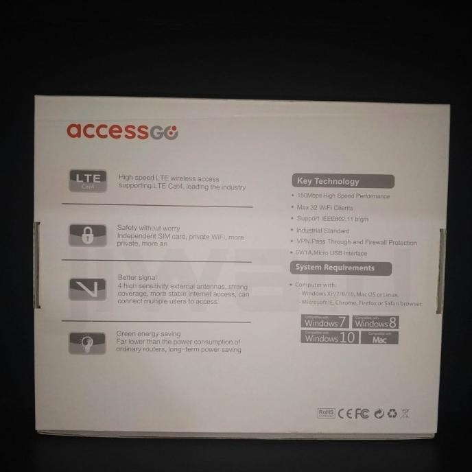 BARANG TERLARIS Modem Router Wifi AccessGo R4G4A-01W 4G LTE Unlock All Operator