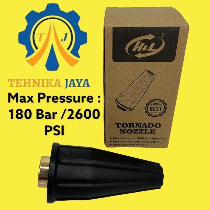 Turbo Nozzle / Nozzle Tornado H&L - Mesin Steam Jet Cleaner HL Lakoni Berkualitas