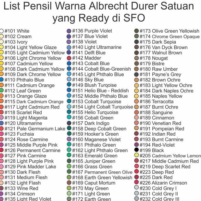 

Promo - Albrecht Durer Faber Castell Satuan - Watercolor Pencil !!