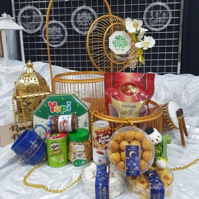 

New Sale Paket Box Hampers Lebaran Kue Kering Toples Murah 42 Stok Terbatas