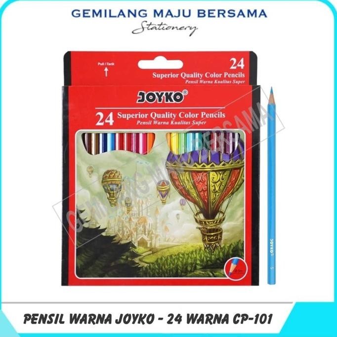 

Baru Pensil Warna Joyko 24 Warna CP 101