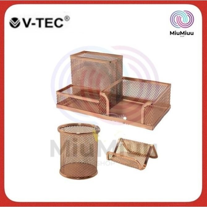 

Desk Organizer Set V-Tec Vt-9189 Rg Rose Gold