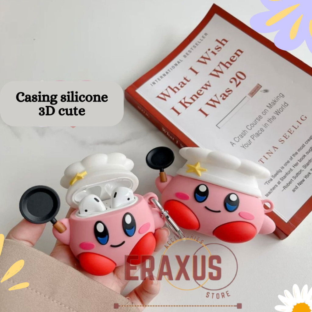 [Eraxus] Case Baseus W3 Silikon Casing Pelindung Earphone Earbuds Baseus Encok W3 TWS Earphone Motif