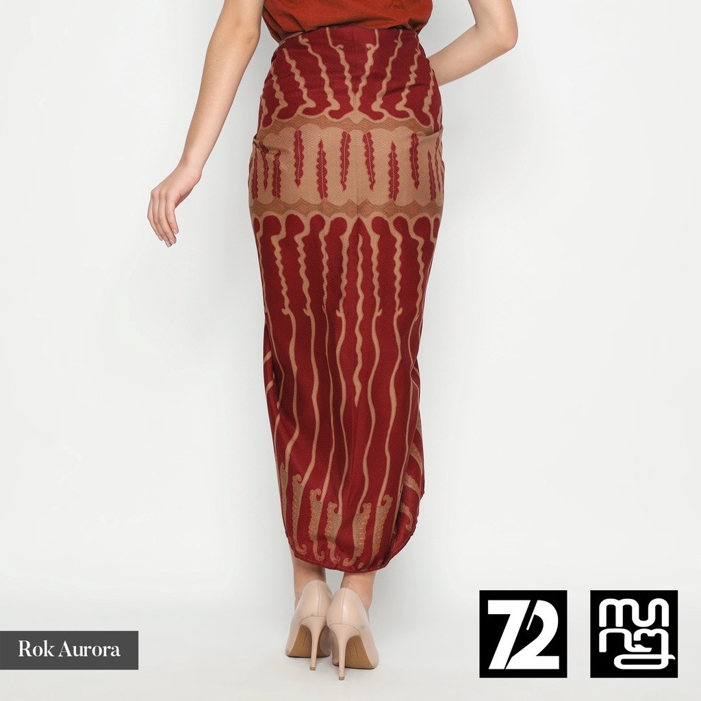 [ONLINE EXCLUSIVE] CELANA KULOT BATIK Premium Motif Medousa Warna Merah Maroon 724292 Cap 72 - Layer