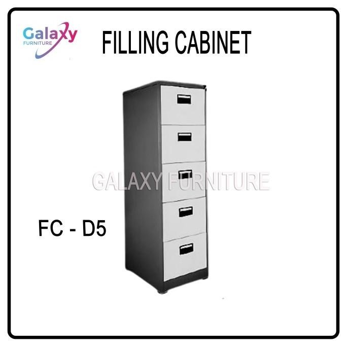 

Ready Filling Cabinet / Lemari Arsip / Lemari Arsip Besi 5 Laci Fc D5 Original