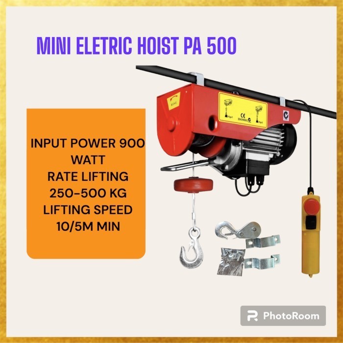 Hoist Pa500 / Mini Electric Hoist Wire 500 Kg