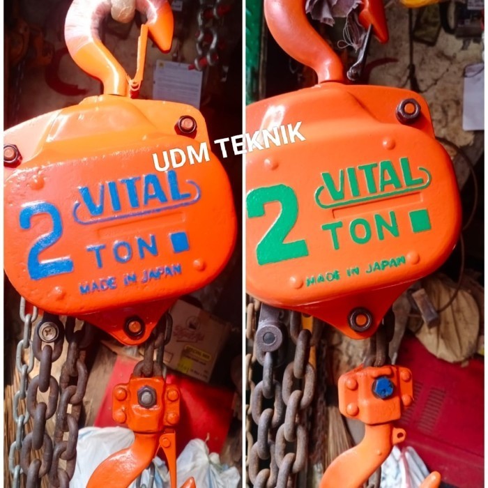 Chain Blok / Takal / Takel / Katrol 2Ton Vital Bergaransi