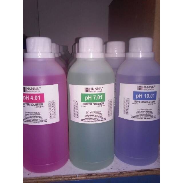 Buffer Solution Ph 4 / Ph 7 / Ph 10 Hanna 500 Ml