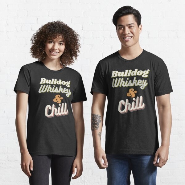 Baju Kaos BulldogWhiskey and Chill 551078 shirt