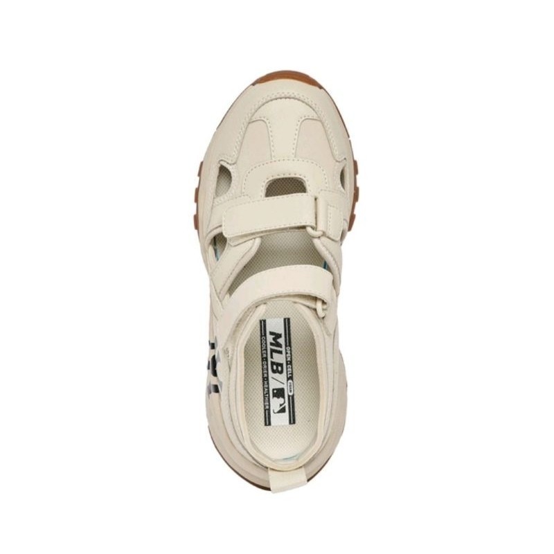 Sepatu Sandal MLB Bigball Chunky Mask NY Yankees Cream / MLB