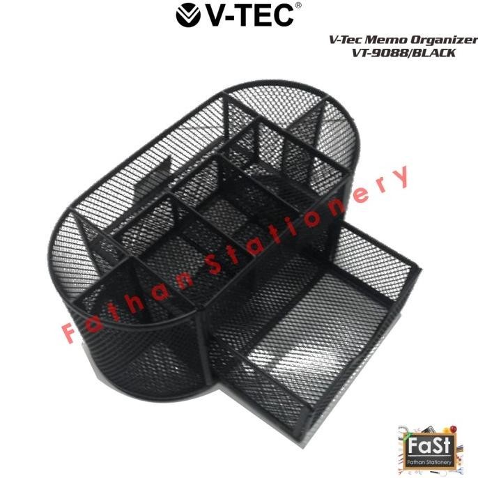 

Desk Set / Memo Organizer / Pen Holder (V-Tec 9088) Hitam