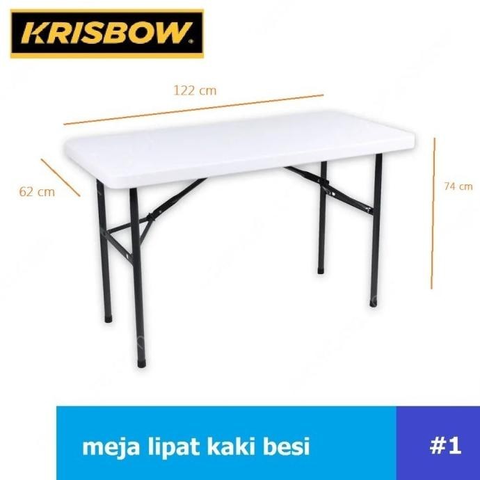 Terlaris Meja Lipat Krisbow Portable Promo Kukuyoh